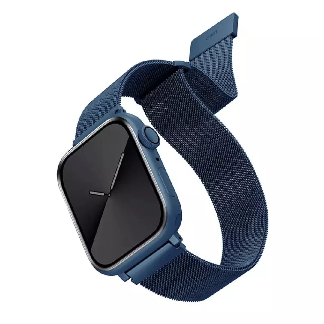 Blue | Apple Watch Milanese Magnetic Loop Strap | Stainless Steel Band | 42mm / 44mm / 45mm