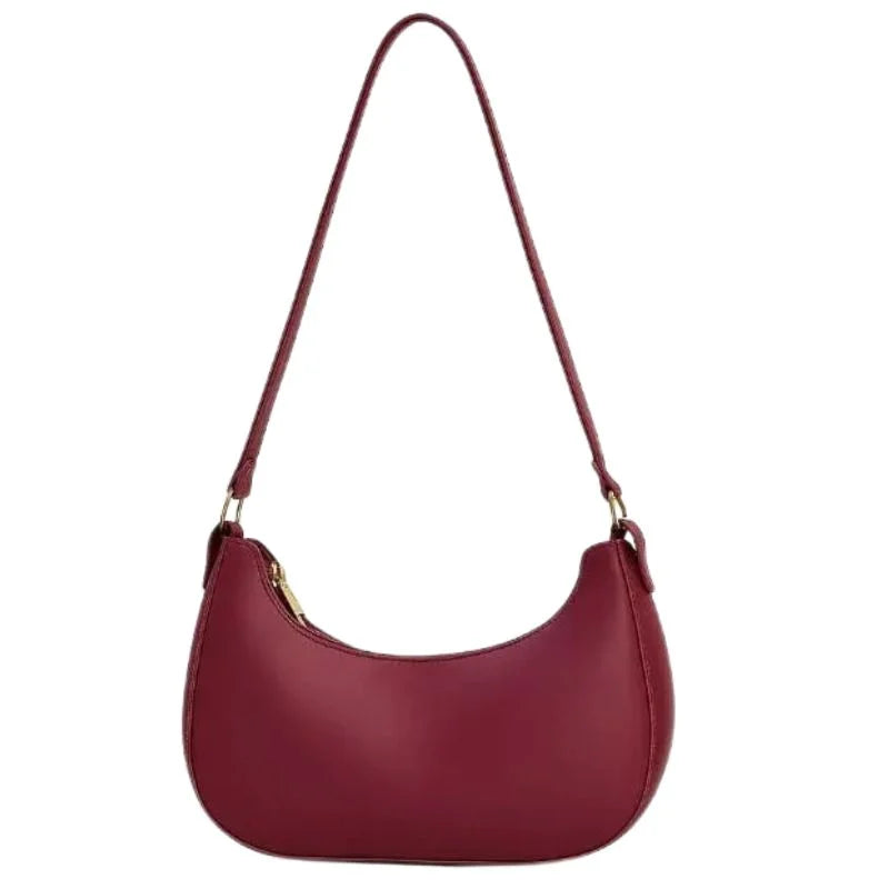 Maroon Luxury Fashion Hand Bag for Girls & Ladies | Stylish Shoulder & Crossbody Bag | Long Strap