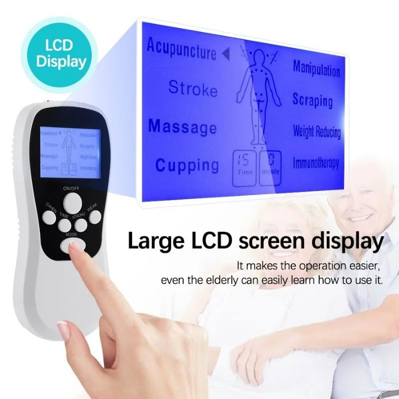 Digital Multifunctional Massager | Model BLD-610 | Multifunctional Electric Pulse Massager for Pain Relief, Muscle Relaxation & Body Massage