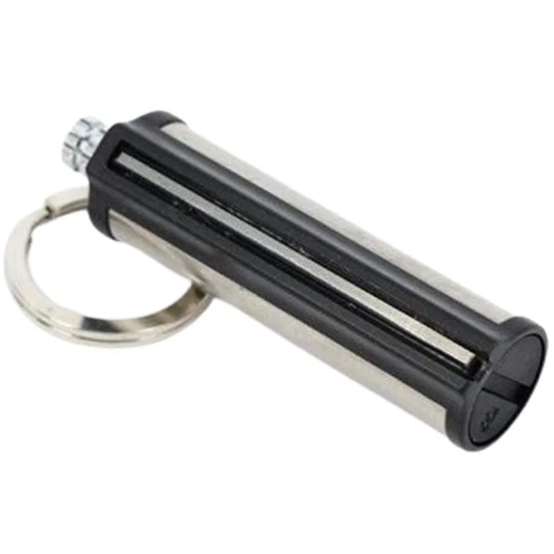 Permanent Match Striker Flint Stone Lighter with Keychain | Waterproof Survival Matchstick for Smoking & Outdoor Use