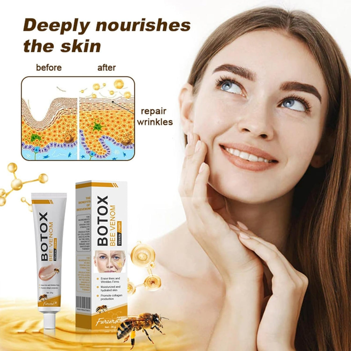 Botox Bee Venom Wrinkle Cream in Pakistan | Anti-Aging & Collagen Boosting Moisturizer