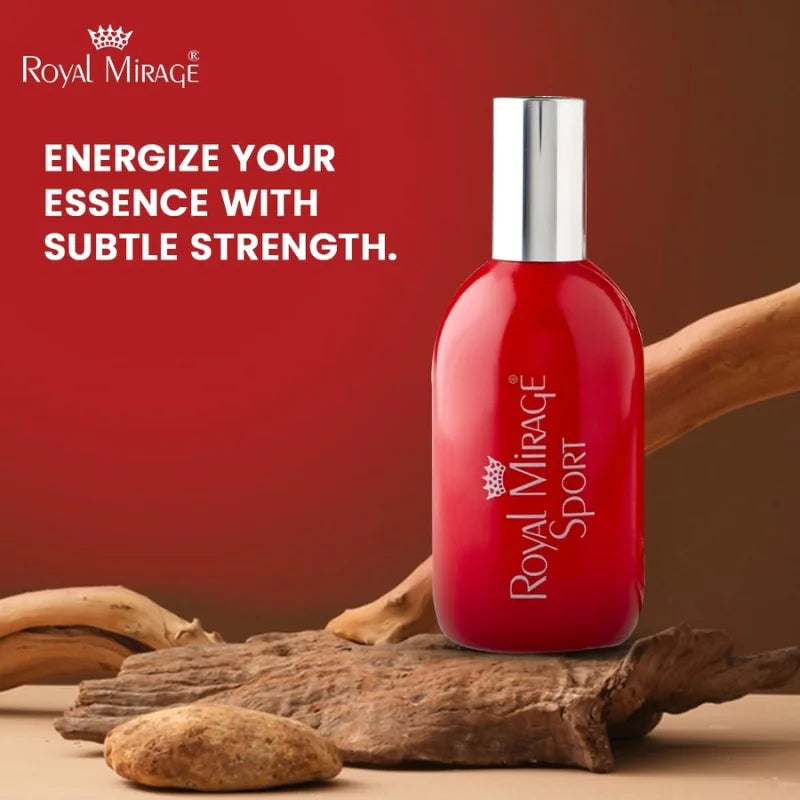 Royal Mirage Sport Eau De Cologne 120ml | Long-Lasting Refreshing Unisex Perfume