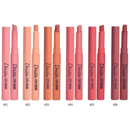 Hengfang Matte Dream Lipstick Set – 6-Piece Long-Lasting Nude Shades | Waterproof, Smooth Finish
